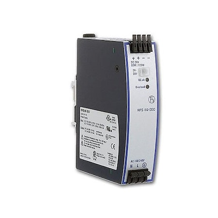 Hirschmann Power Supply, 120/240V AC, 24 to 28V DC, 3A, DIN Rail 943662080